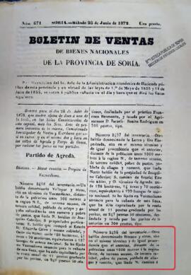 Un baldío denominado La Riscaza en Vozmediano (Soria)