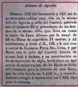 Casa en calle del Cuartel nº 21