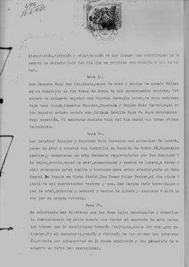 Liquidación, división y adjudicación de los bienes de Jacinto Ruiz del Río