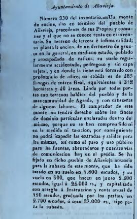Un monte de encina en Añavieja