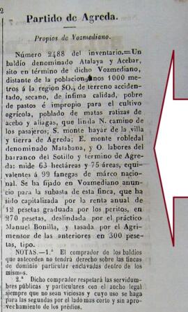 Un baldío denominado Atalaya y Acebar en ES 42004.AEA 01-01-18-2488ozmediano (Soria)
