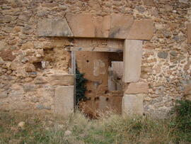Puerta de la parte posterior de la Casa de los Amoses