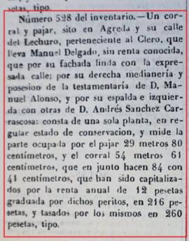 Un corral y pajar en la Calle Lechuro