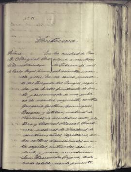 Sentencia contra Alfredo Coyan que usa el nombre de Gustavo Dominguez Bécquer