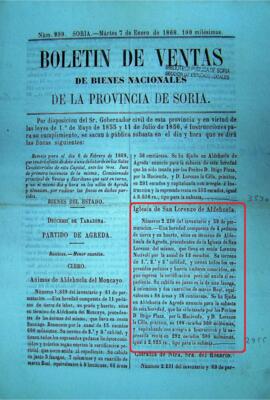 Una heredad en 4 pedazos en Aldehuela de Ágreda (Soria)