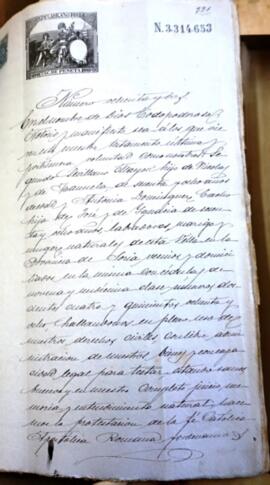 Testamento de Segundo Sevillano Mayor y Antonia Dominguez Cacho