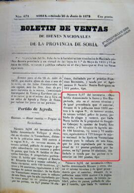Baldíos en La Loma y Era Empedrada en Vozmediano (Soria)