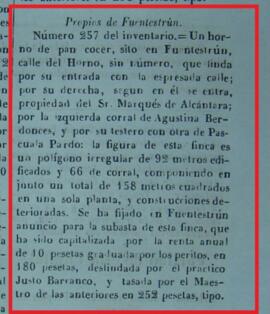 Un horno de pan cocer en Fuentestrún