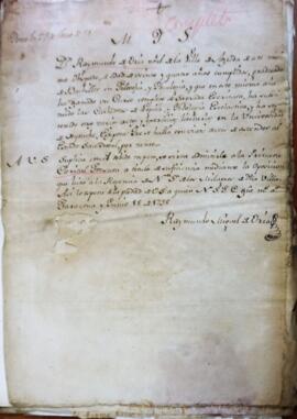 Expediente de Raimundo Oria Martínez