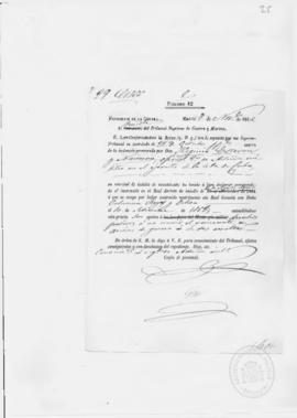 Expediente militar de Higinio Esteban Navarro