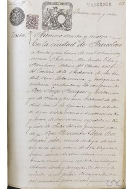 Venta de derechos de la obras de Gustavo Adolfo Becquer a Inocente López Bernagosi