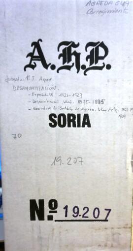 Libro de Actas de la Sociedad de Baldíos Campos de Agreda