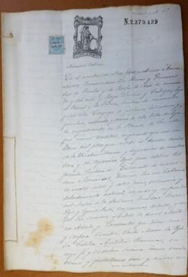 Testamento de Buenaventura Lasheras Ximénez