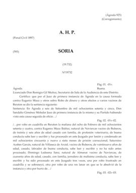 Sentencia del Robo de Beratón