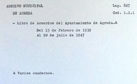 Libro de acuerdos del Ayuntamiento de la Villa de Ágreda