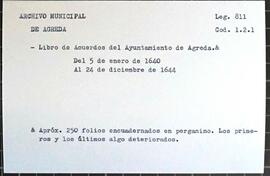 Libro de acuerdos del Ayuntamiento de la Villa de Ágreda
