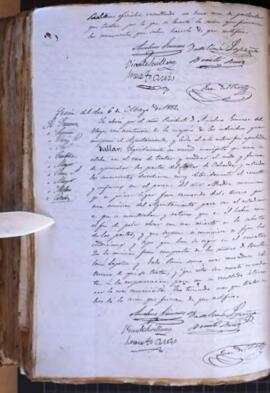 Sesión del día 6 de Mayo de 1882