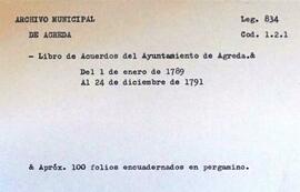 Libro de acuerdos del Ayuntamiento de la Villa de Ágreda