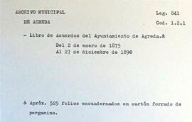Libro de acuerdos del Ayuntamiento de la Villa de Ágreda