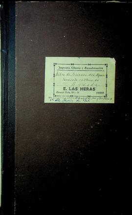 Libro de sesiones del Ayuntamiento en Pleno