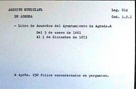 Libro de acuerdos del Ayuntamiento de la Villa de Ágreda