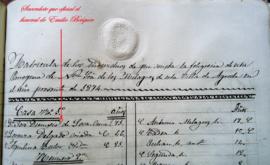 Empadronamiento de Francisco Esteban Ayllón en Ágreda