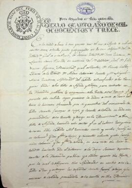 Súplica del Cabildo al Presidente de la Diputación de Soria