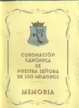 Coronación canónica de Ntra. Sra. de los Milagros de Ágreda - MEMORIA 1947