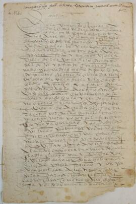Donación de Francisco Infante que tomó el hábito