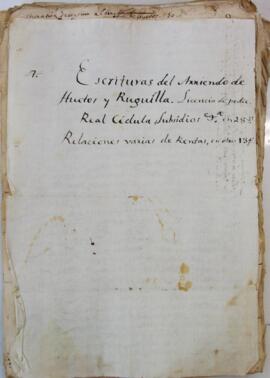 Escrituras de arriendo de la Ruguilla