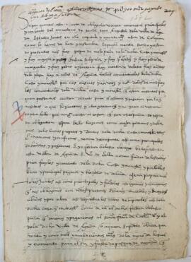 Obligación del Convento a favor de Francisco de Castejón