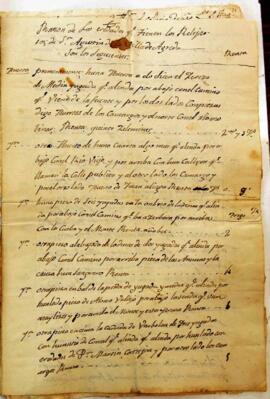 Inventarios tierras e ingresos y servicios que presta el Monasterio y Colegio de San Agustín de Á...