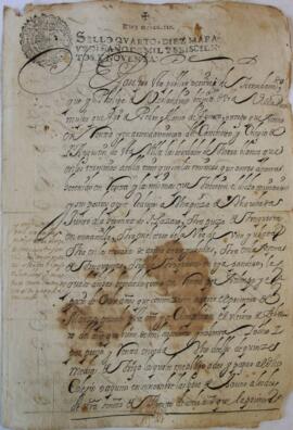 Escritura de arrendamiento de varias fincas del Convento y Colegio de San Agustín
