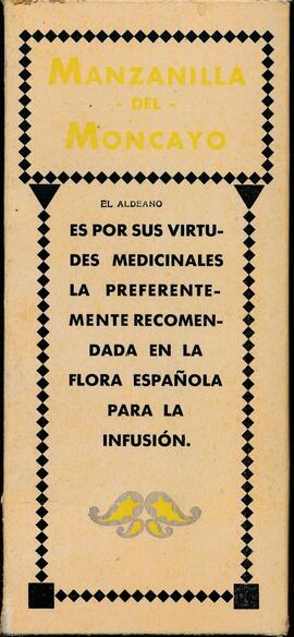 Envase de Manzanilla del Moncayo (Posterior)