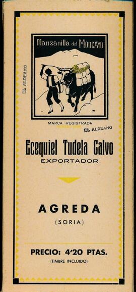 Envase de Manzanilla del Moncayo (Frente)