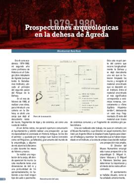 Prospecciones arqueológicas en La Dehesa de Ágreda 1979-1980