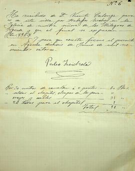 Felichola Vela, Pedro